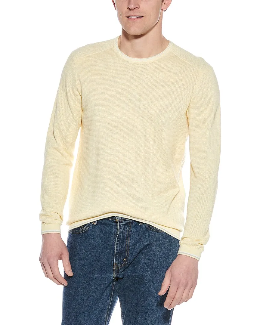 Raffi Vanise Waffle Knit Crewneck Sweatshirt