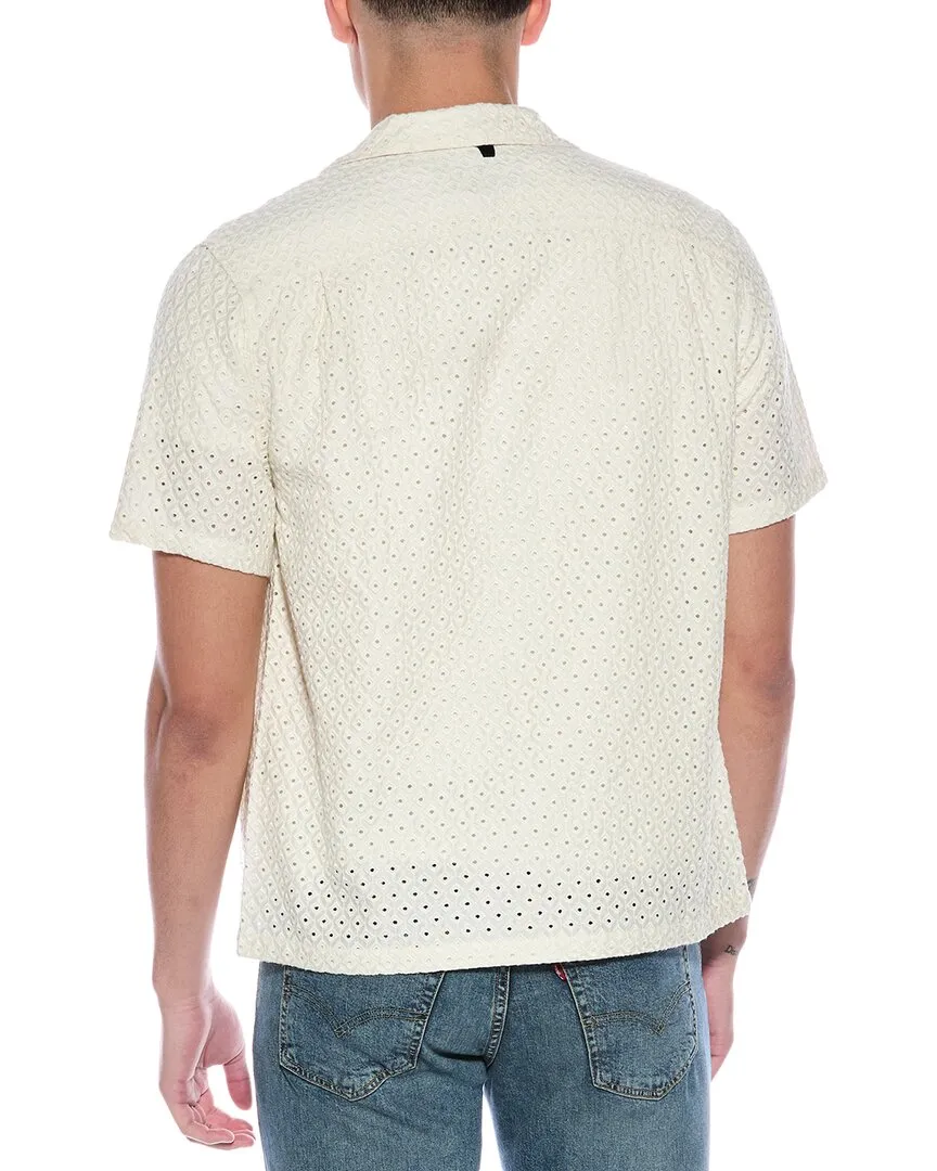rag & bone Avery Resort Diamond Jacquard Shirt