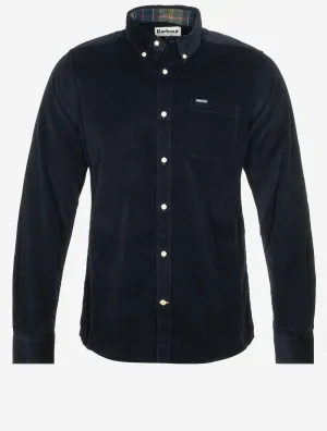 Ramsey Tailored Corduroy Shirt Navy
