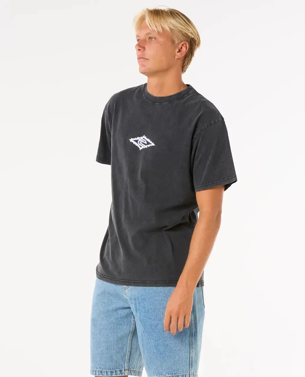 Raw Energy Sloth T-Shirt in Black