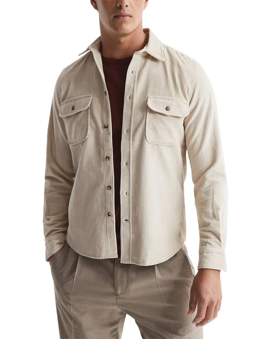 Reiss Bonucci Corduroy Overshirt