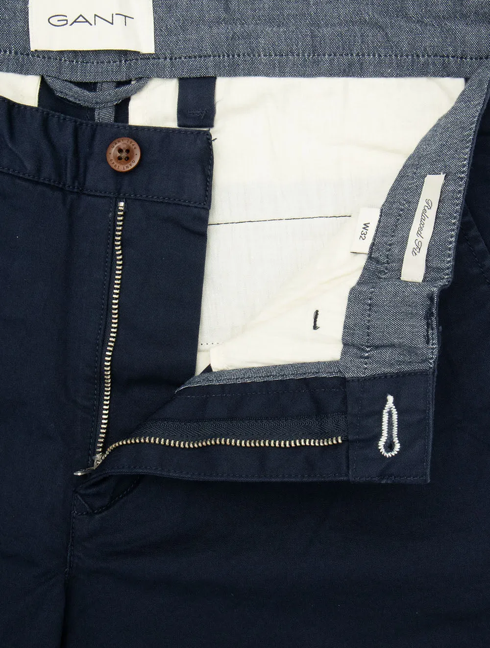 Relaxed Fit Twill Shorts Marine