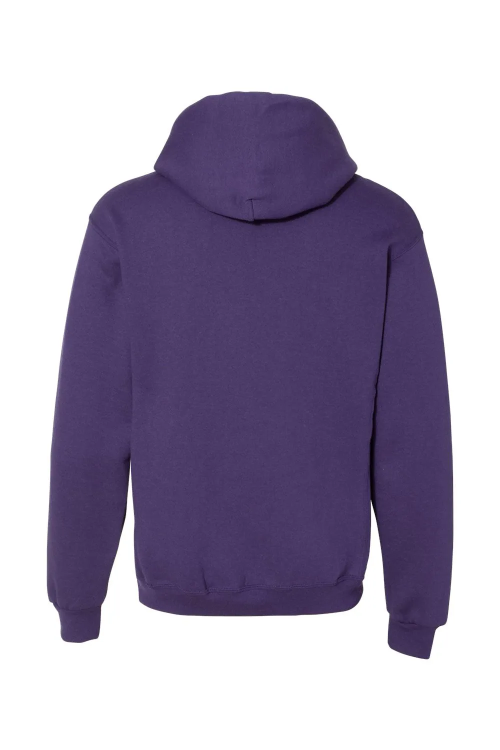 Russell Athletic Mens Dri-Power Moisture Wicking Hooded Sweatshirt Hoodie w/ Pouch Pocket - Purple