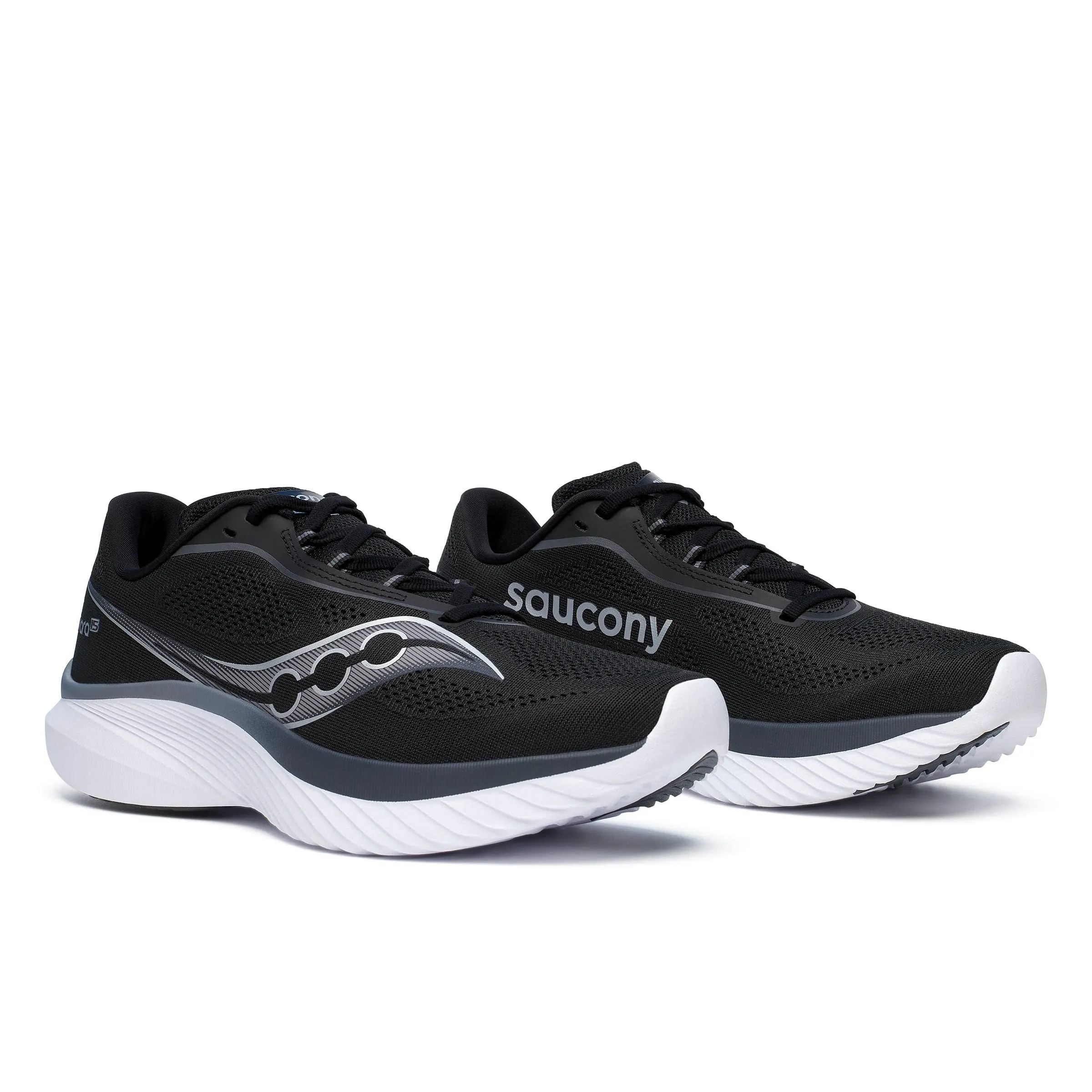 Saucony Kinvara 15 Men's Running Shoes Black/White AW24 - Online Exclusive Shoes_Saucony