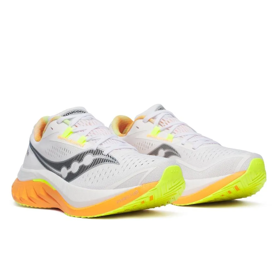 Saucony Men's Endorphin Speed 4 Running Shoes in White/Peel SS25 Shoes_Saucony