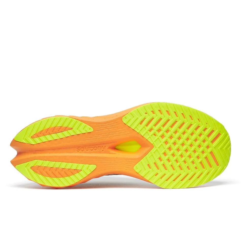 Saucony Men's Endorphin Speed 4 Running Shoes in White/Peel SS25 Shoes_Saucony