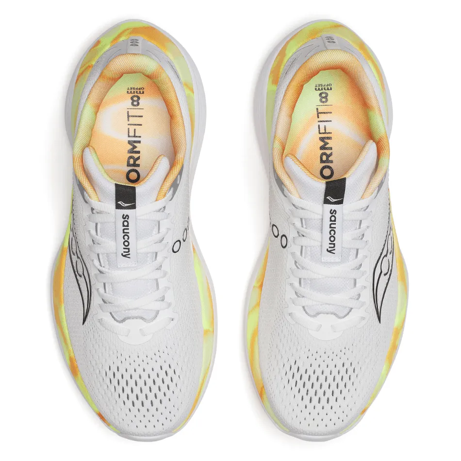 Saucony Men's Endorphin Trainer Running Shoes in White/Black SS25 - Online Exclusive Shoes_Saucony