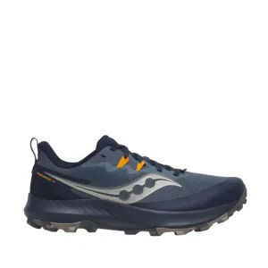 Saucony Men's Peregrine 14 Trail Running Shoes in Dusk/Navy AW24 Shoes_Saucony