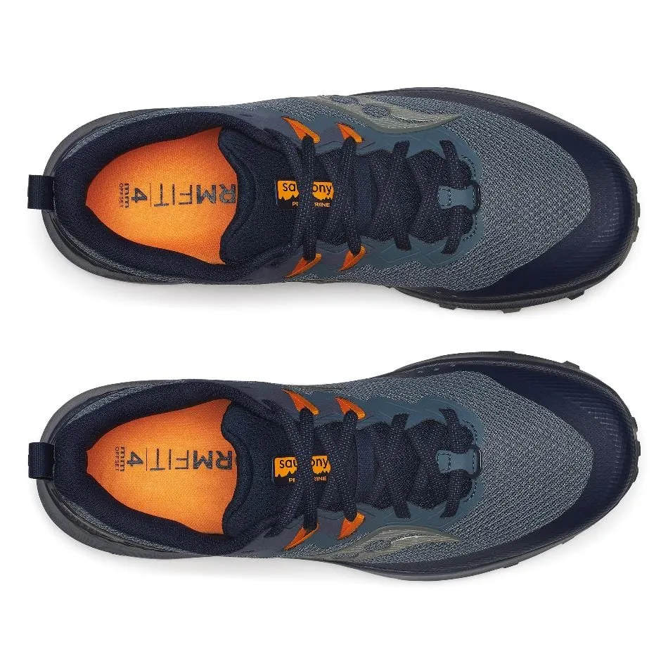 Saucony Men's Peregrine 14 Trail Running Shoes in Dusk/Navy AW24 Shoes_Saucony