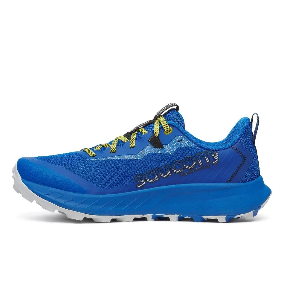 Saucony Men's Peregrine 15 Running Shoes in Skydiver/Pickle SS25 Shoes_Saucony