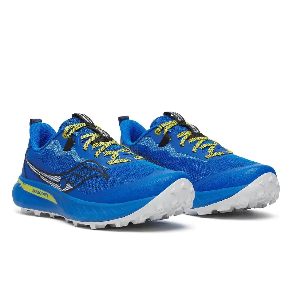 Saucony Men's Peregrine 15 Running Shoes in Skydiver/Pickle SS25 Shoes_Saucony