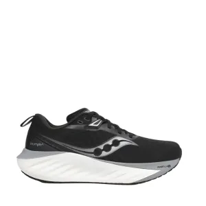 Saucony Men's Triumph 22 Running Shoes in Black/White - Online Exclusive Shoes_Saucony
