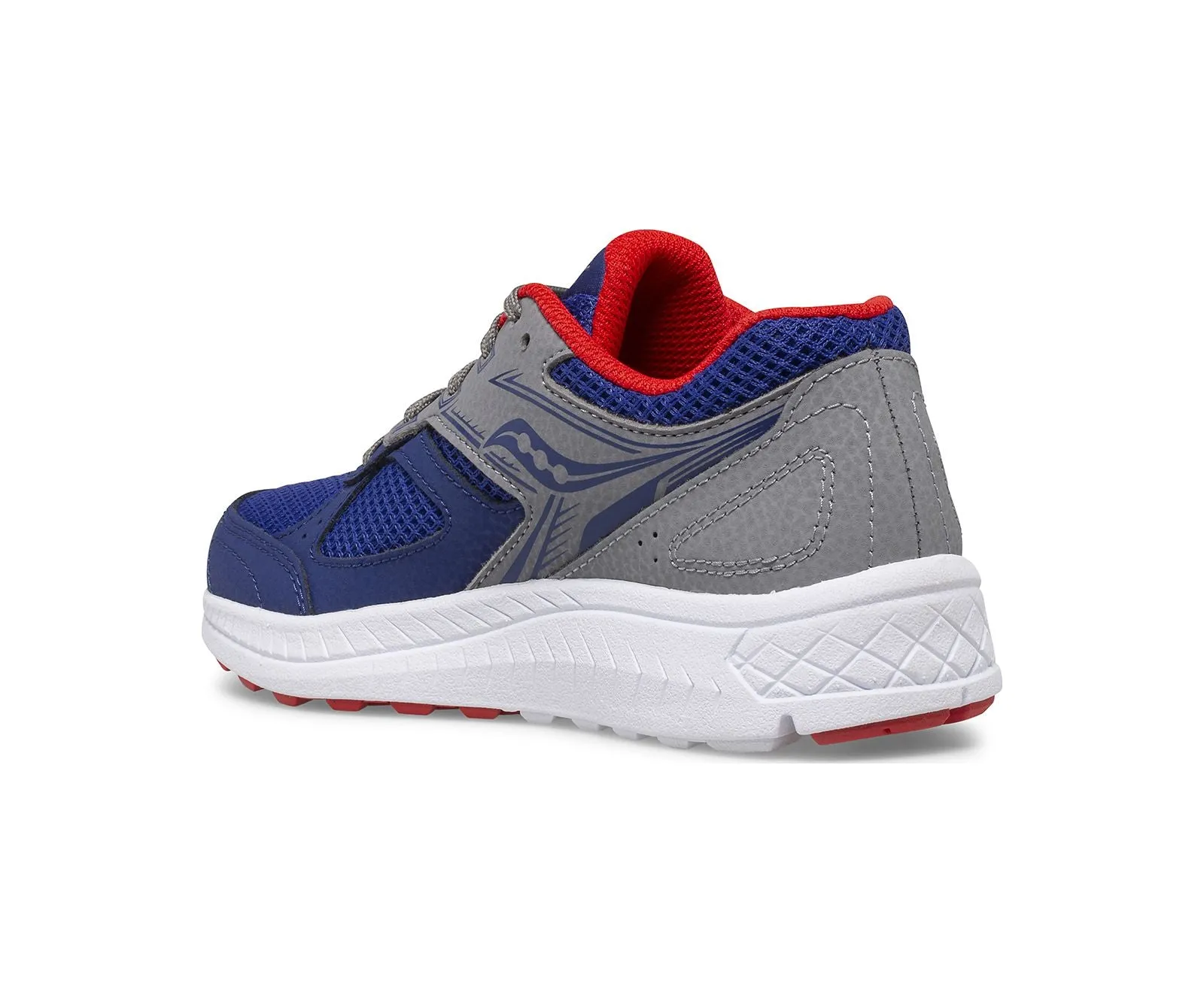 Saucony Shoes Cohesion 14 Lace Sneaker Navy/Red (1Y-7Y)