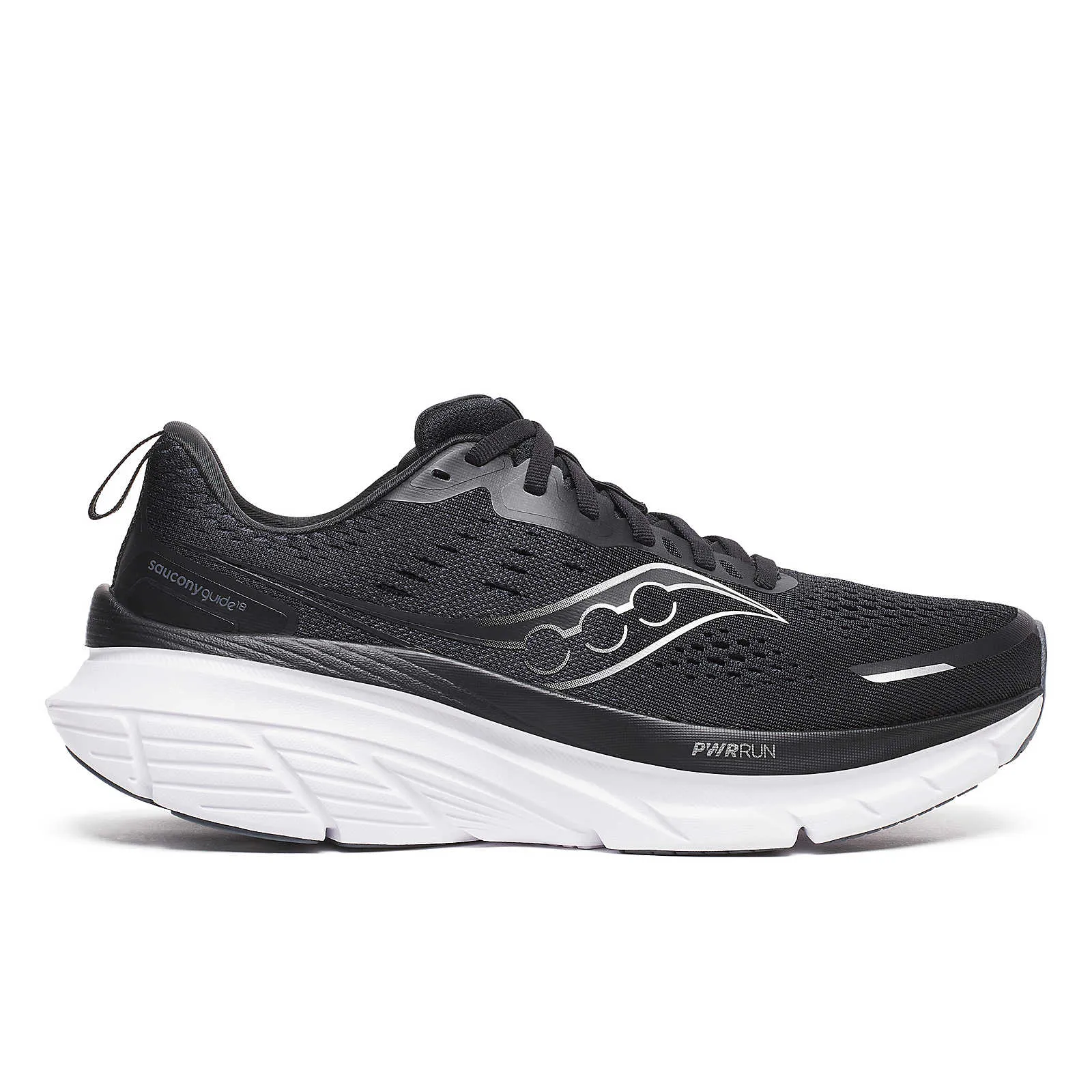 Saucony Shoes Men's Guide 18 Black/White