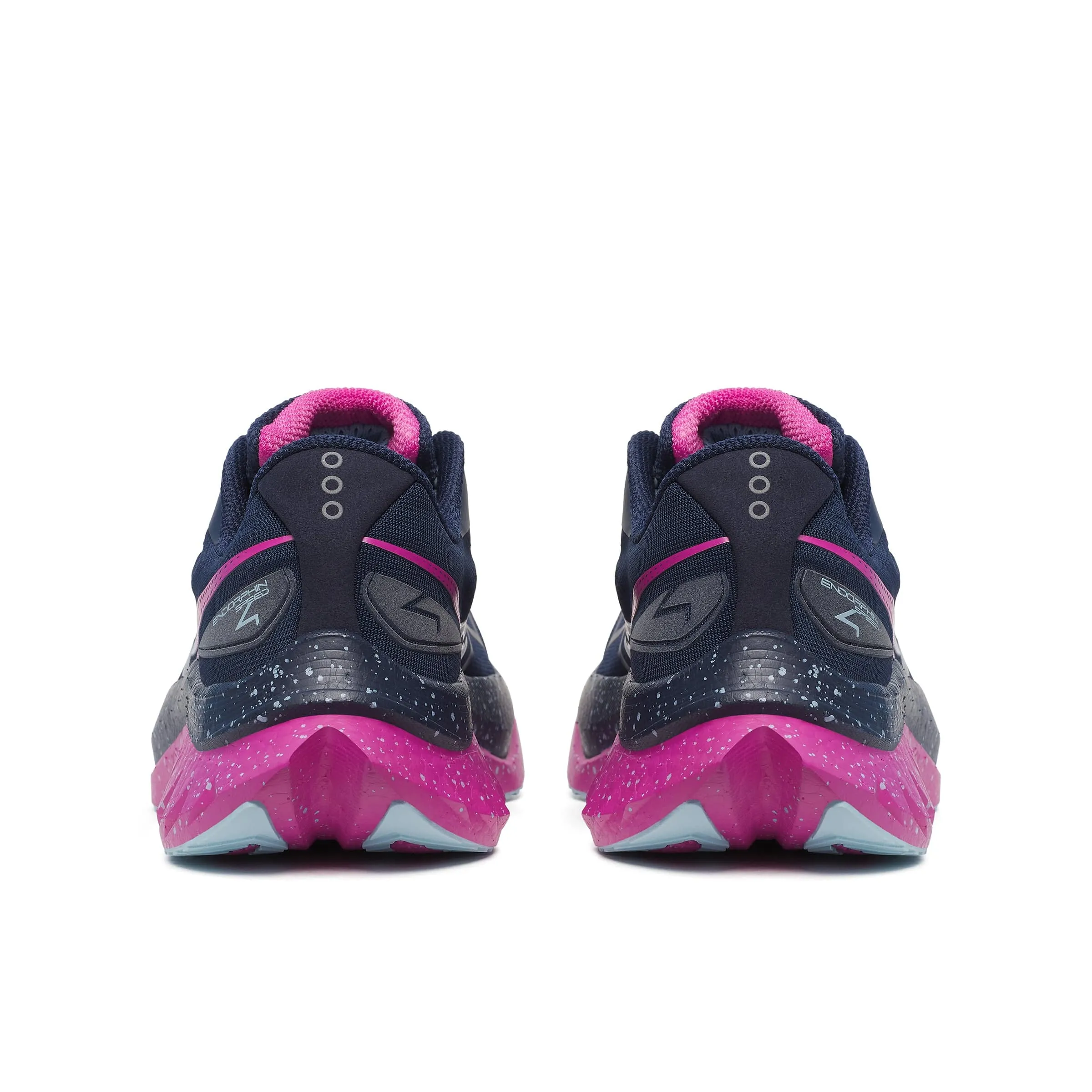 Saucony Women's Endorphin Speed 4 Running Shoes in Navy/Fuchsia SS25