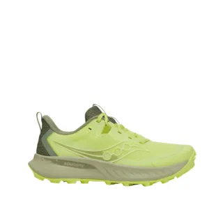 Saucony Women's Peregrine 15 Trail Running Shoes in Sunny/Hemlock SS25 Shoes_Saucony