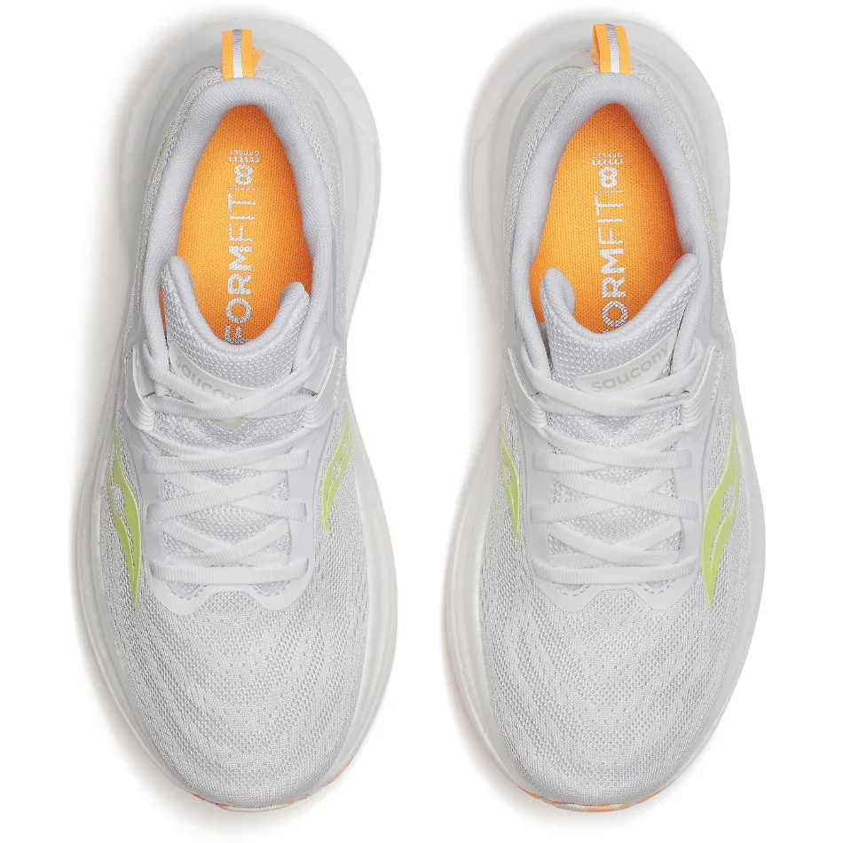 Saucony Women's Tempus 2 Running Shoes in White/Sunny - Online Exclusive Shoes_Saucony