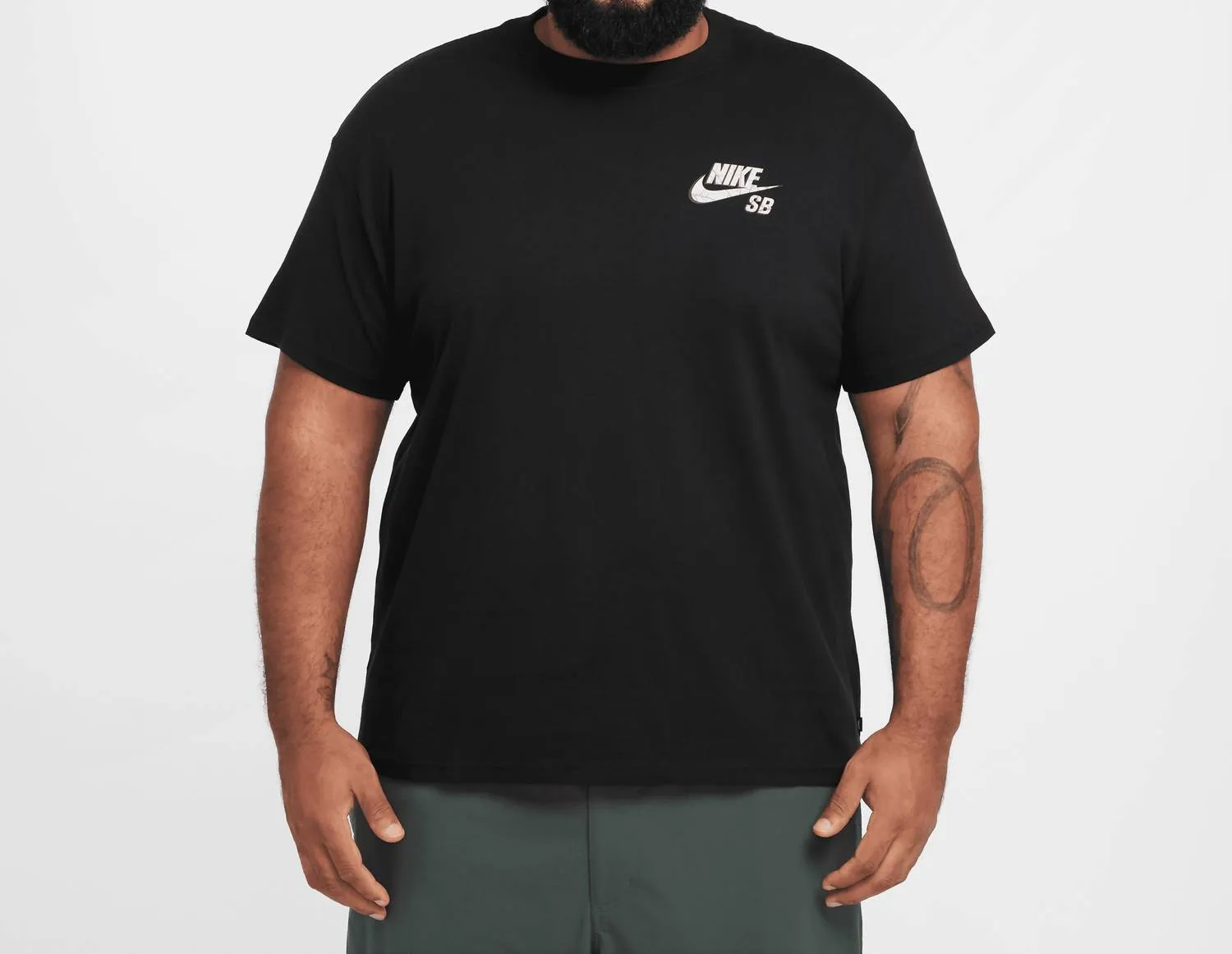 Sb Spider Crewneck T-Shirt In Black
