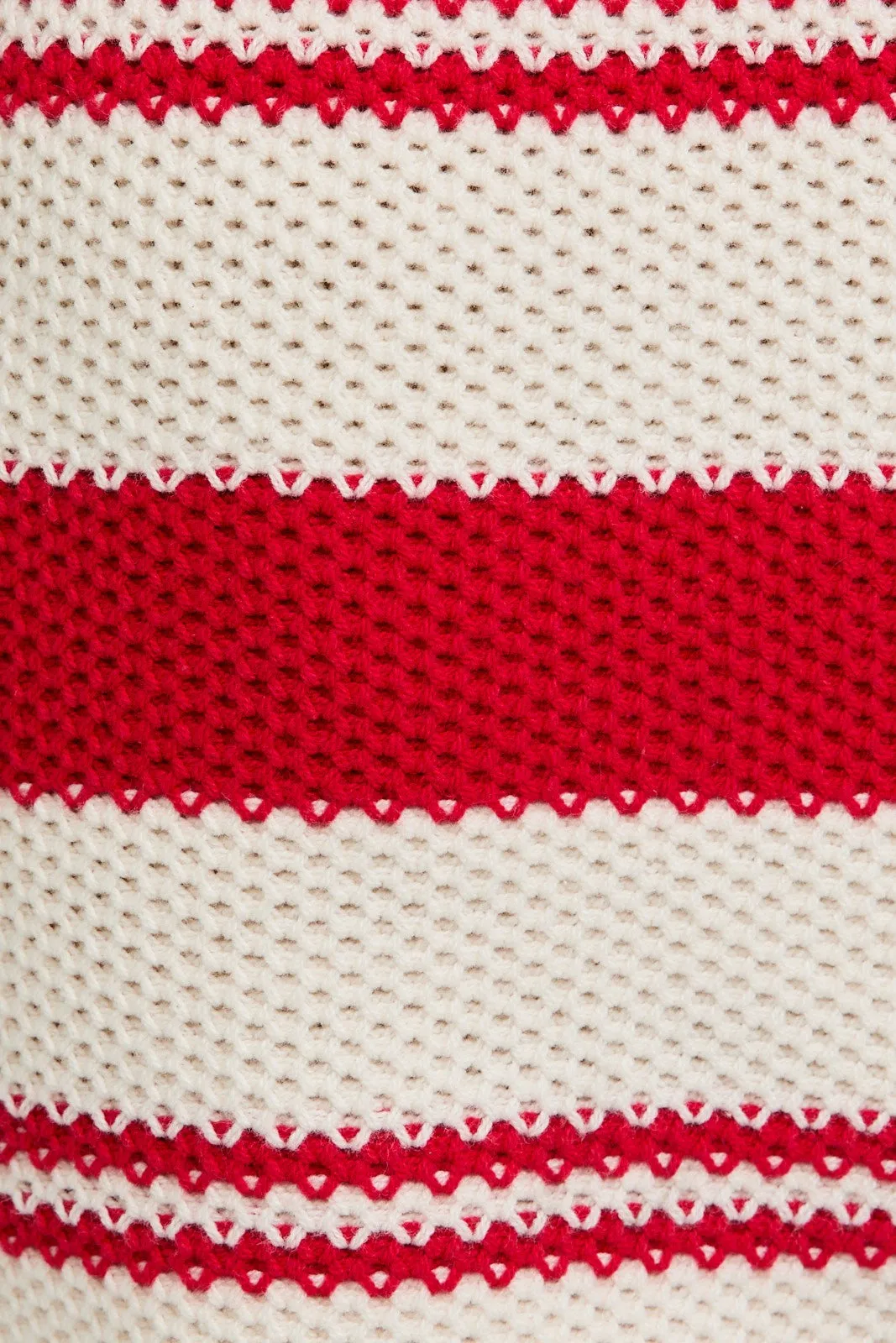 Scarlet Striped Sweater Shorts
