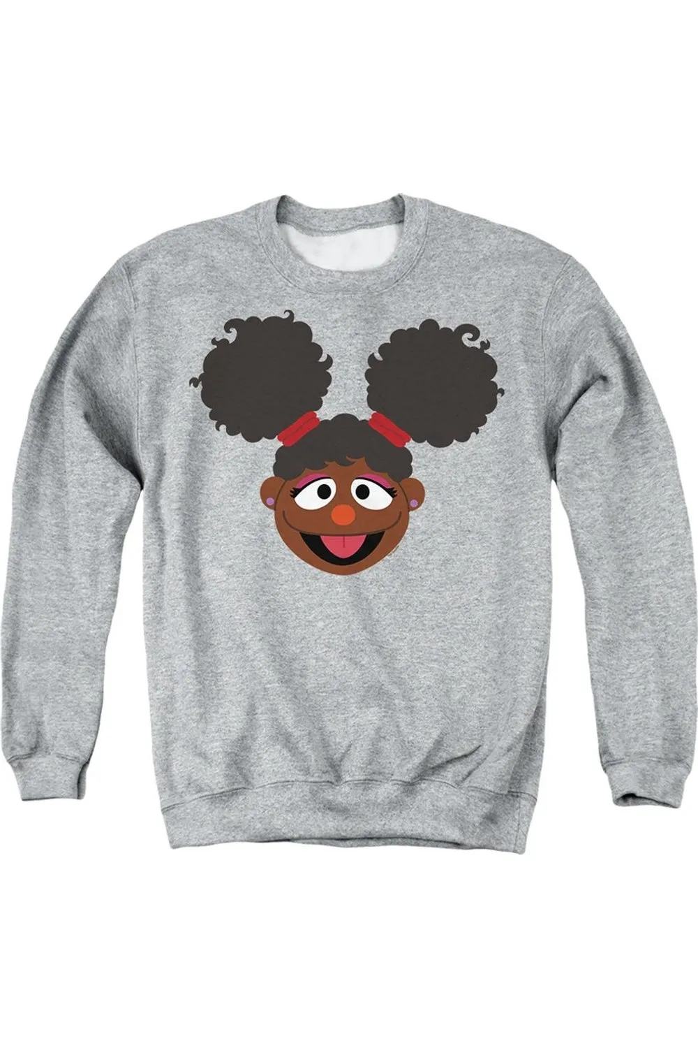 Sesame Street Gabrielle Face Adult Crewneck Sweatshirt