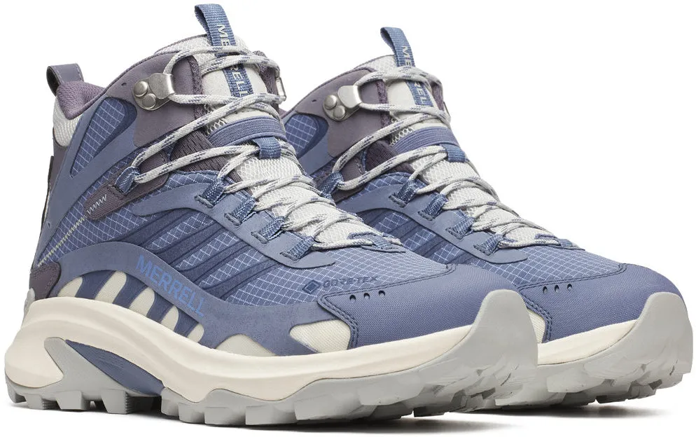 Shoes Merrell Merrell Moab Speed 2 Mid GORE-TEX Mens Walking Shoes - Blue