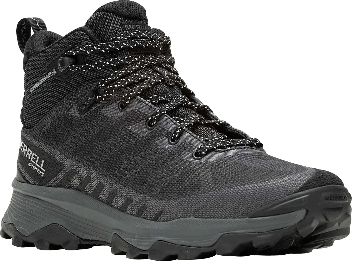 Shoes Merrell Merrell Speed Eco Mid Waterproof Mens Walking Boots - Black