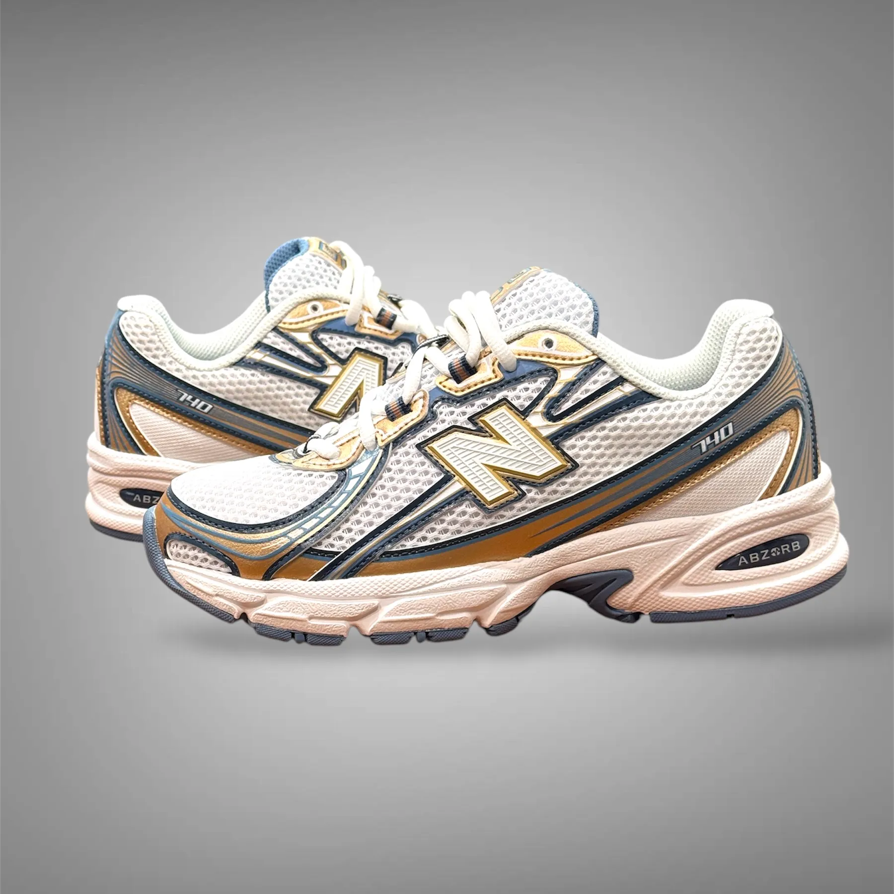 Shoes New Balance New Balance Men’s U740HB2 White Blue Gold