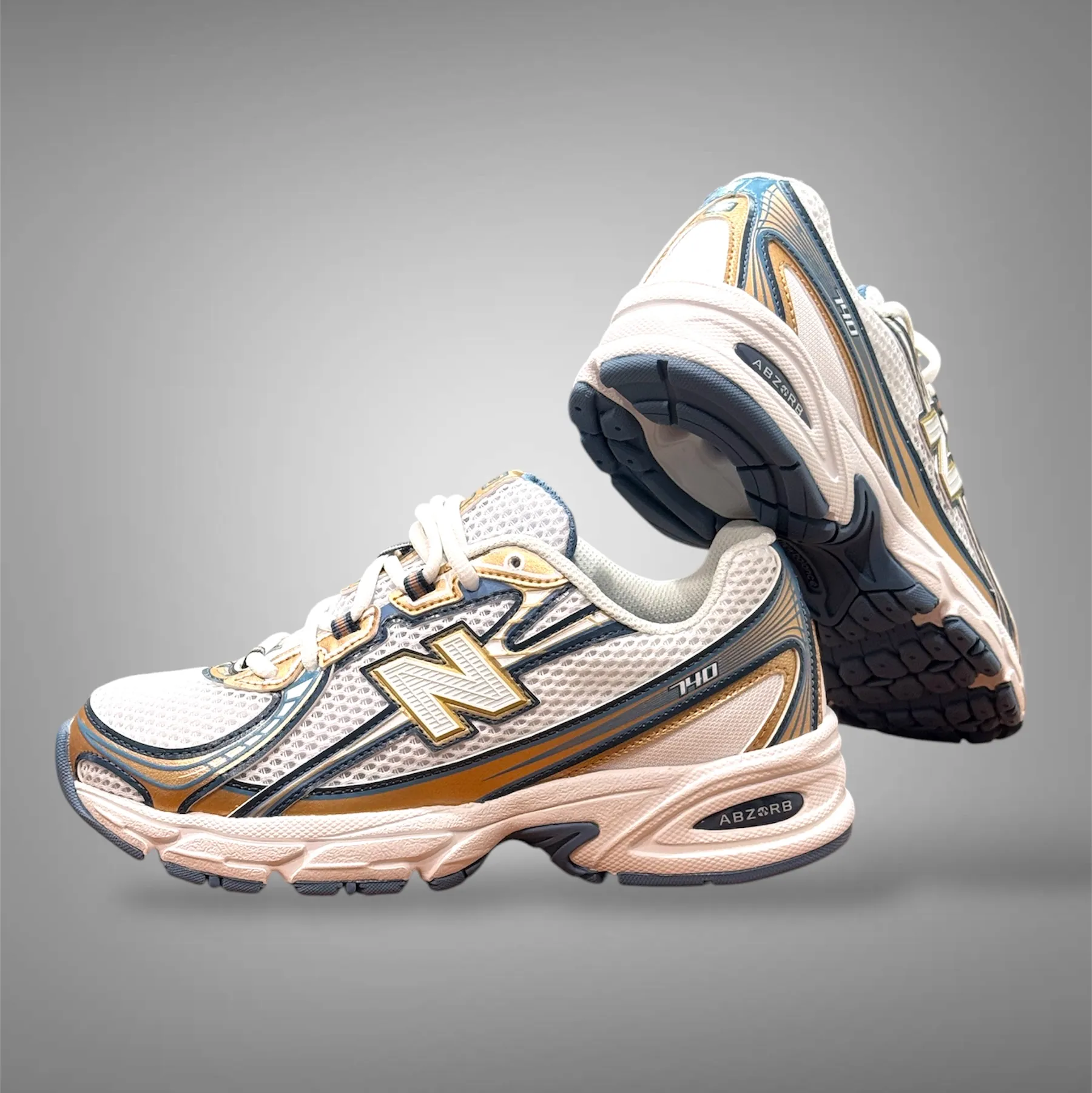 Shoes New Balance New Balance Men’s U740HB2 White Blue Gold