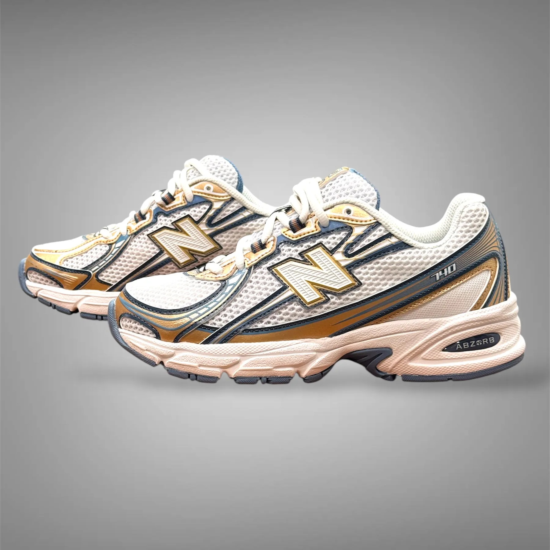 Shoes New Balance New Balance Men’s U740HB2 White Blue Gold