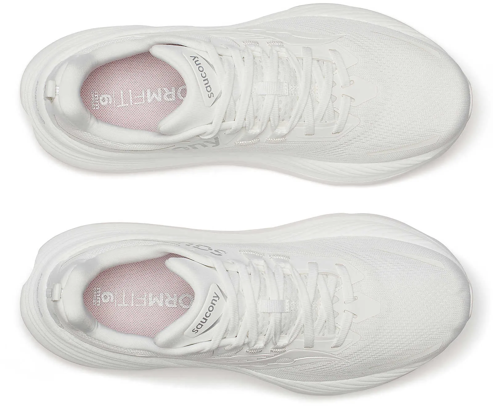 Shoes Saucony Saucony Hurricane 24 Mens Running Shoes - White