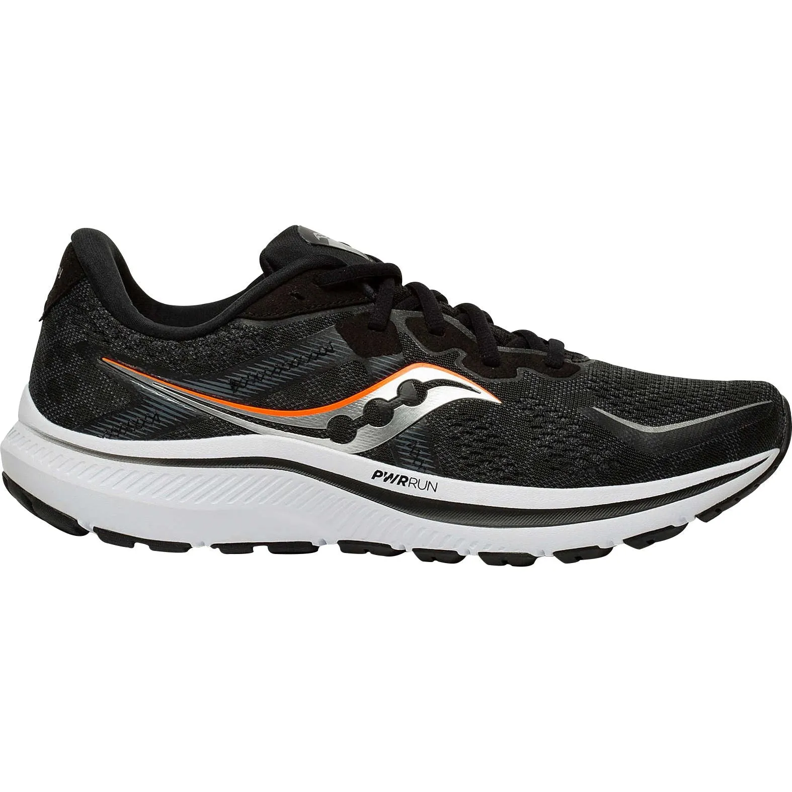 Shoes Saucony Saucony Omni 20 WIDE FIT Mens Running Shoes - Black