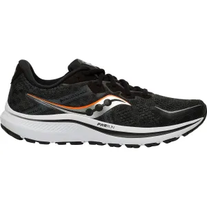Shoes Saucony Saucony Omni 20 WIDE FIT Mens Running Shoes - Black