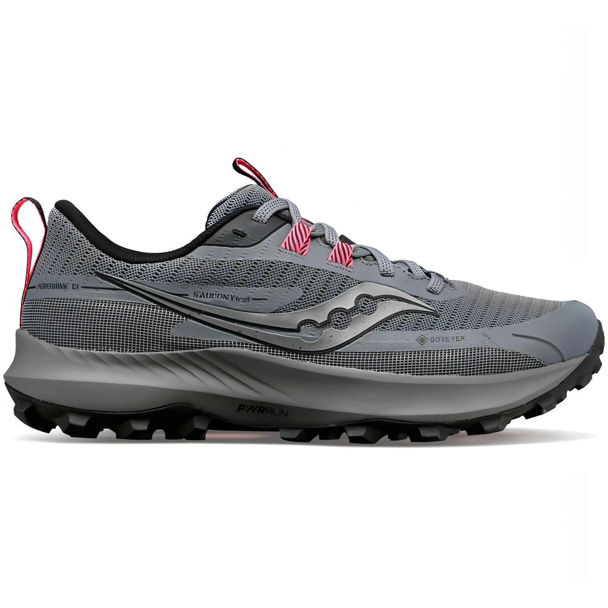 Shoes Saucony Saucony Peregrine 13 GORE-TEX Womens Trail Running Shoes - Grey
