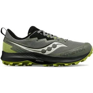 Shoes Saucony Saucony Peregrine 14 GORE-TEX Mens Trail Running Shoes - Green