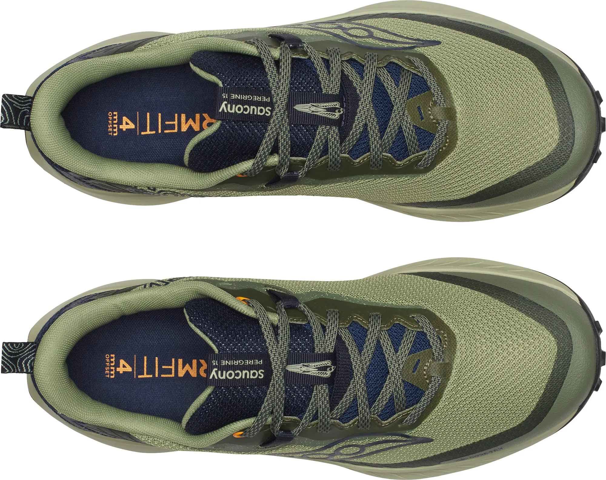 Shoes Saucony Saucony Peregrine 15 GORE-TEX Mens Trail Running Shoes - Green
