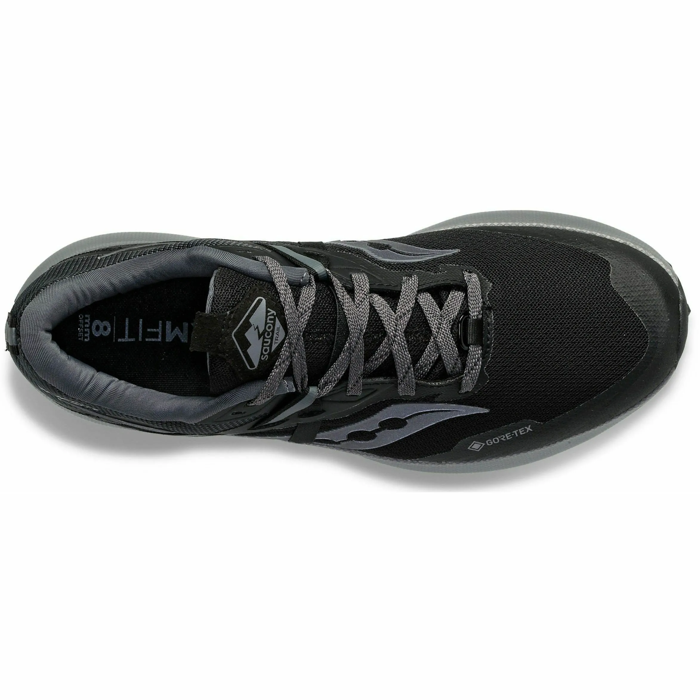 Shoes Saucony Saucony Ride 15 TR GORE-TEX Mens Trail Running Shoes - Black
