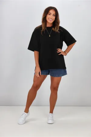 Silent Theory Core Oversized Tee Black