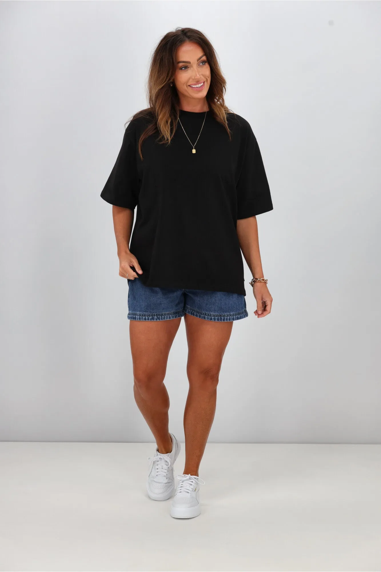 Silent Theory Core Oversized Tee Black