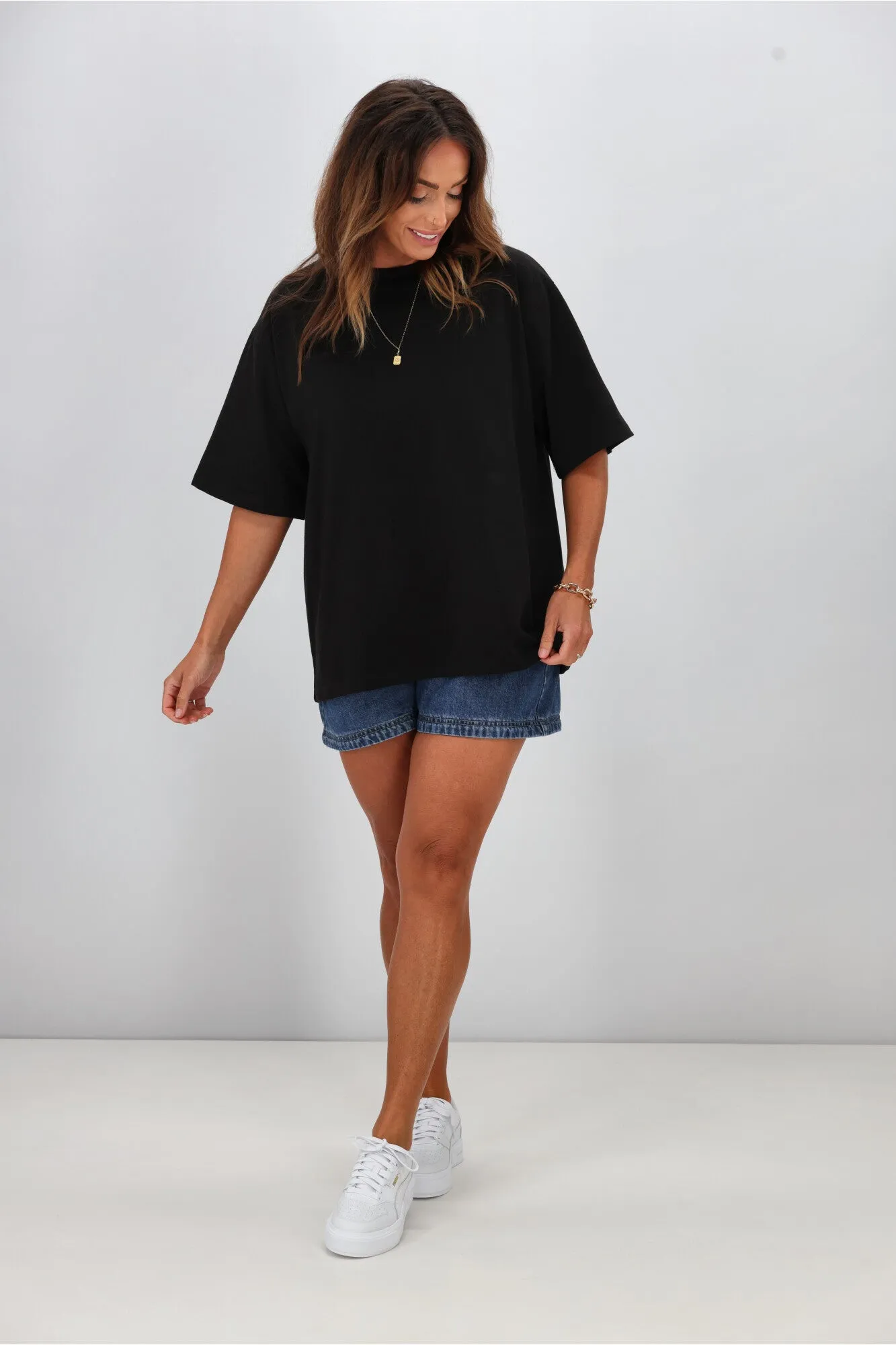 Silent Theory Core Oversized Tee Black