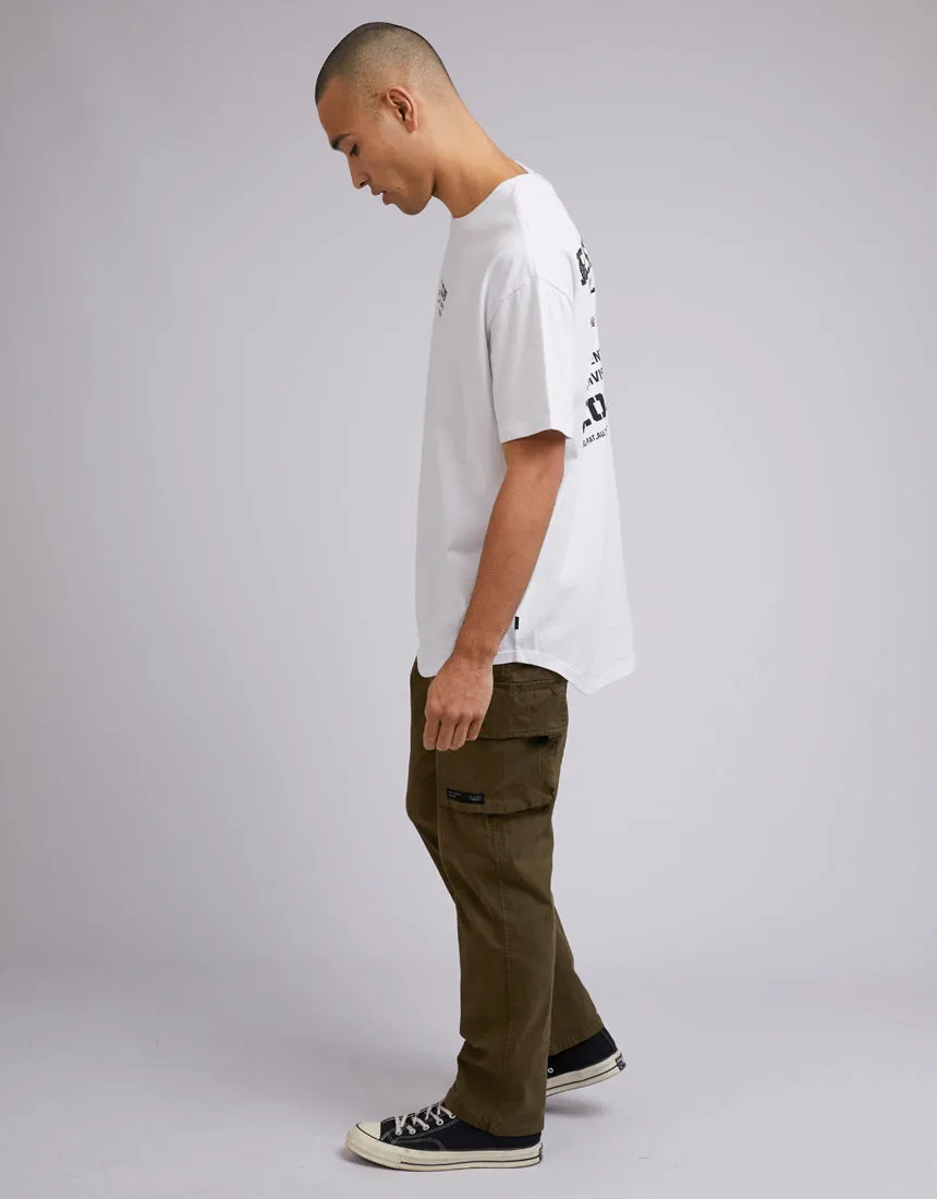 Silent Theory Mens Division Tee White