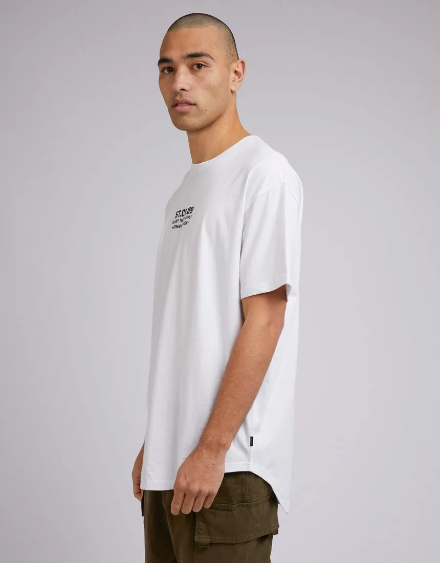 Silent Theory Mens Division Tee White