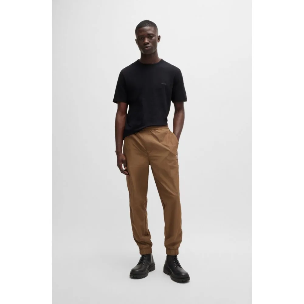 Slub-cotton T-shirt with logo detail