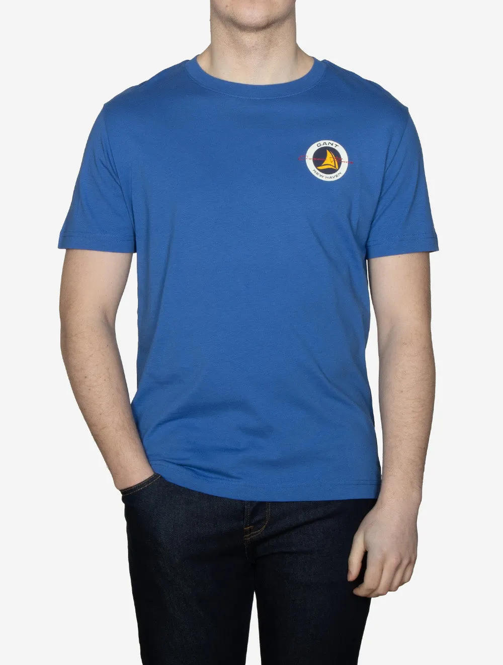 Small Graphic Short Sleeve T-Shirt Rich Blue