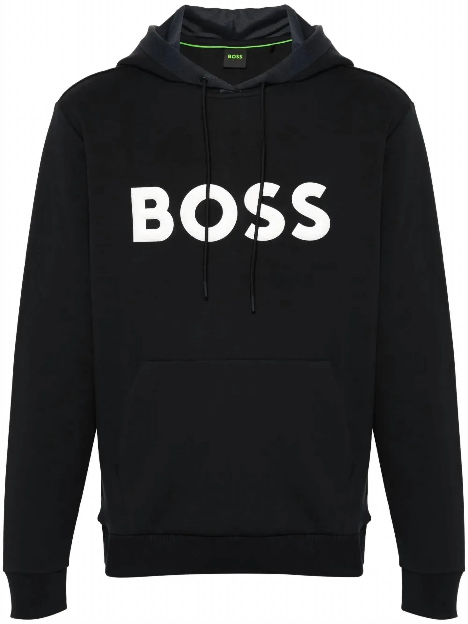 Soody Rubberized Logo Hoodie Sweatshirt In Navy Blue