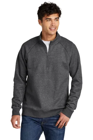 Sport-Tek Mens Drive Fleece 1/4 Zip Sweatshirt - Heather Graphite Grey