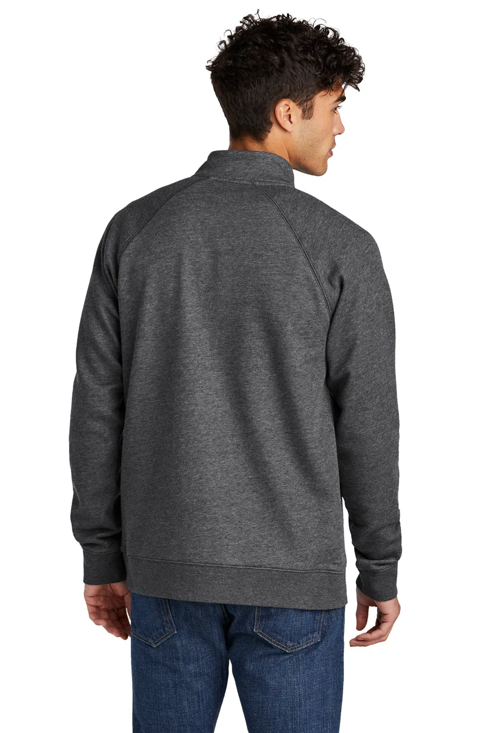 Sport-Tek Mens Drive Fleece 1/4 Zip Sweatshirt - Heather Graphite Grey