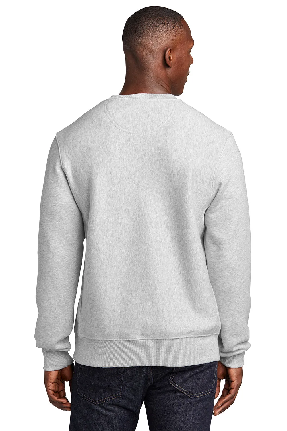 Sport-Tek Mens Fleece Crewneck Sweatshirt - Heather Grey