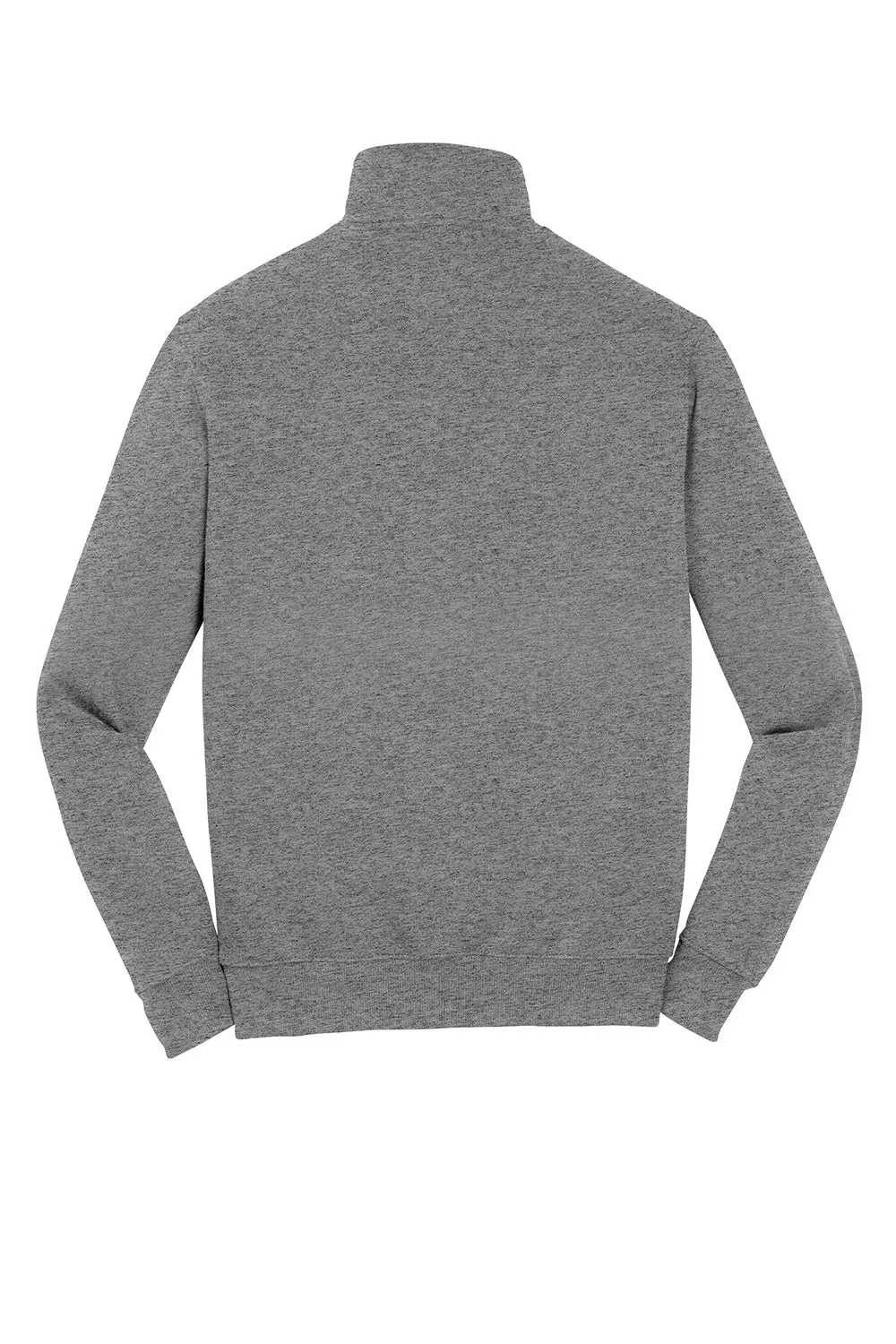 Sport-Tek Mens Shrink Resistant Fleece 1/4 Zip Sweatshirt - Heather Vintage Grey