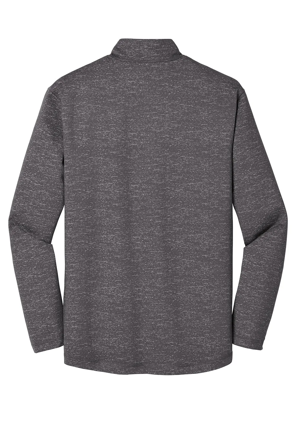 Sport-Tek Mens Sport-Wick Moisture Wicking 1/4 Zip Sweatshirt - Charcoal Grey - Closeout