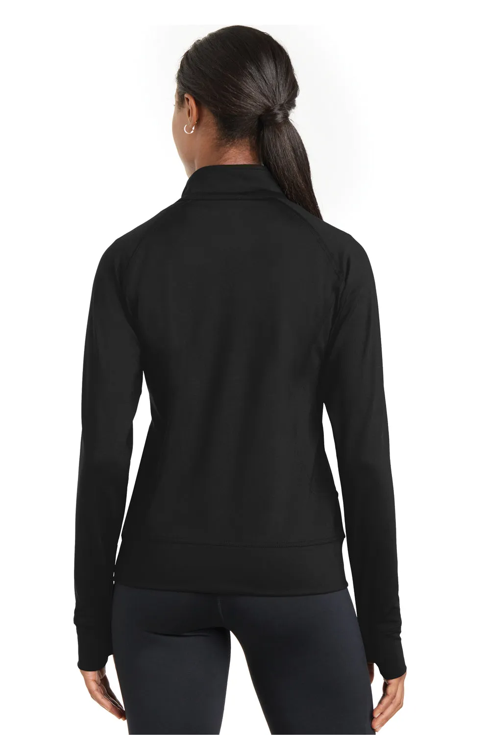 Sport-Tek Womens NRG Full Zip Sweatshirt - Black